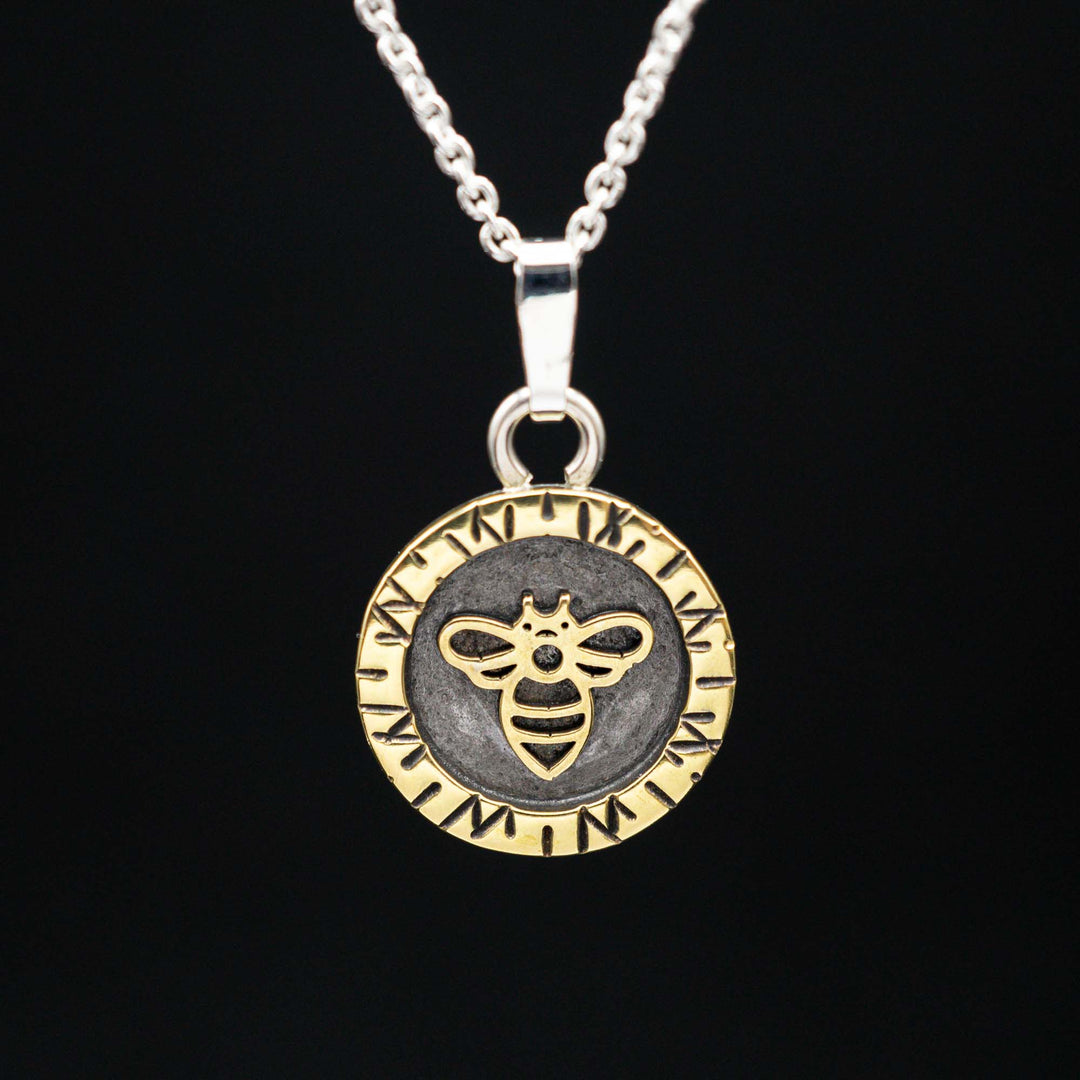 Bee chain made of real silver and brass // Shadow box picture frame chain