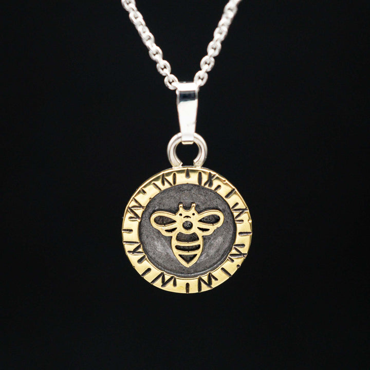 Bee chain made of real silver and brass // Shadow box picture frame chain