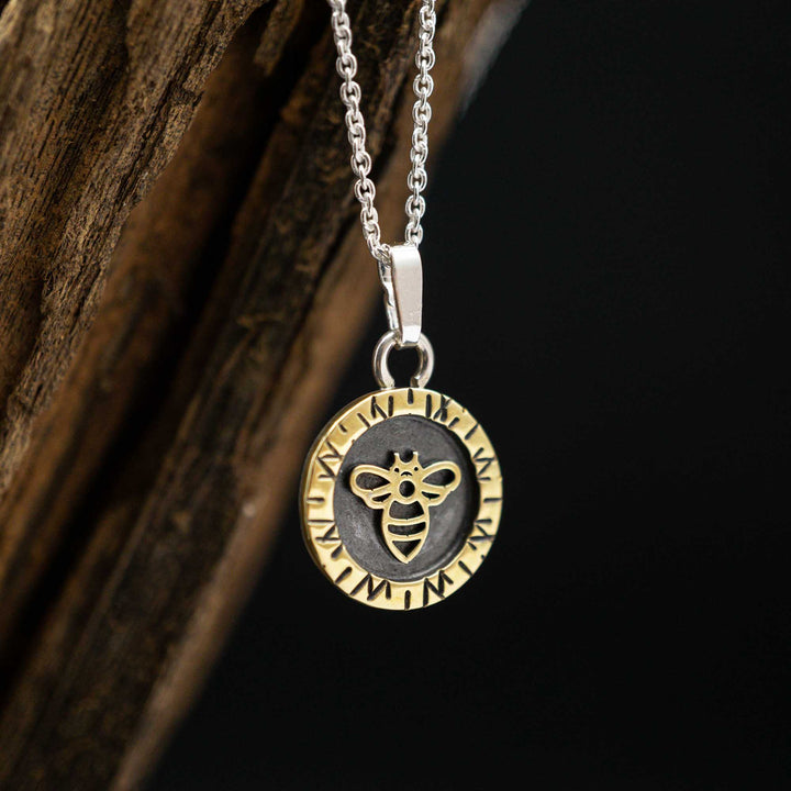 Bee chain made of real silver and brass // Shadow box picture frame chain