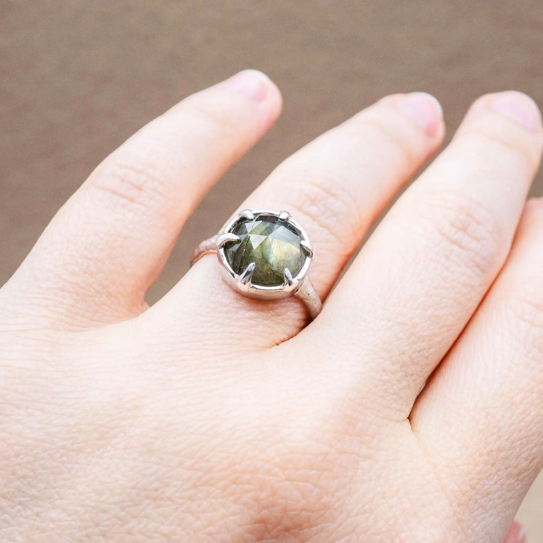 Labradorit Ring aus Sterling Silber 925