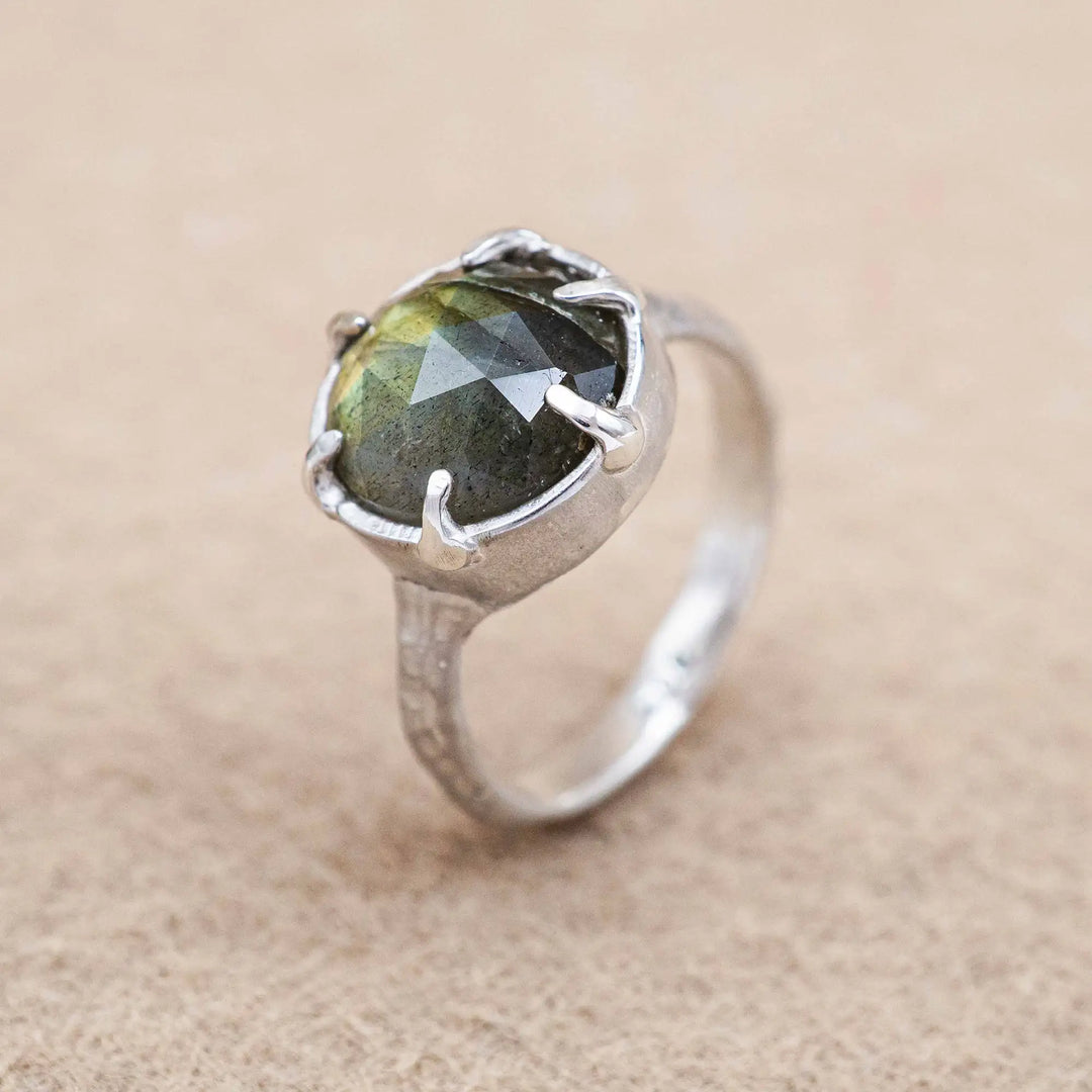 Labradorit Ring aus Sterling Silber 925