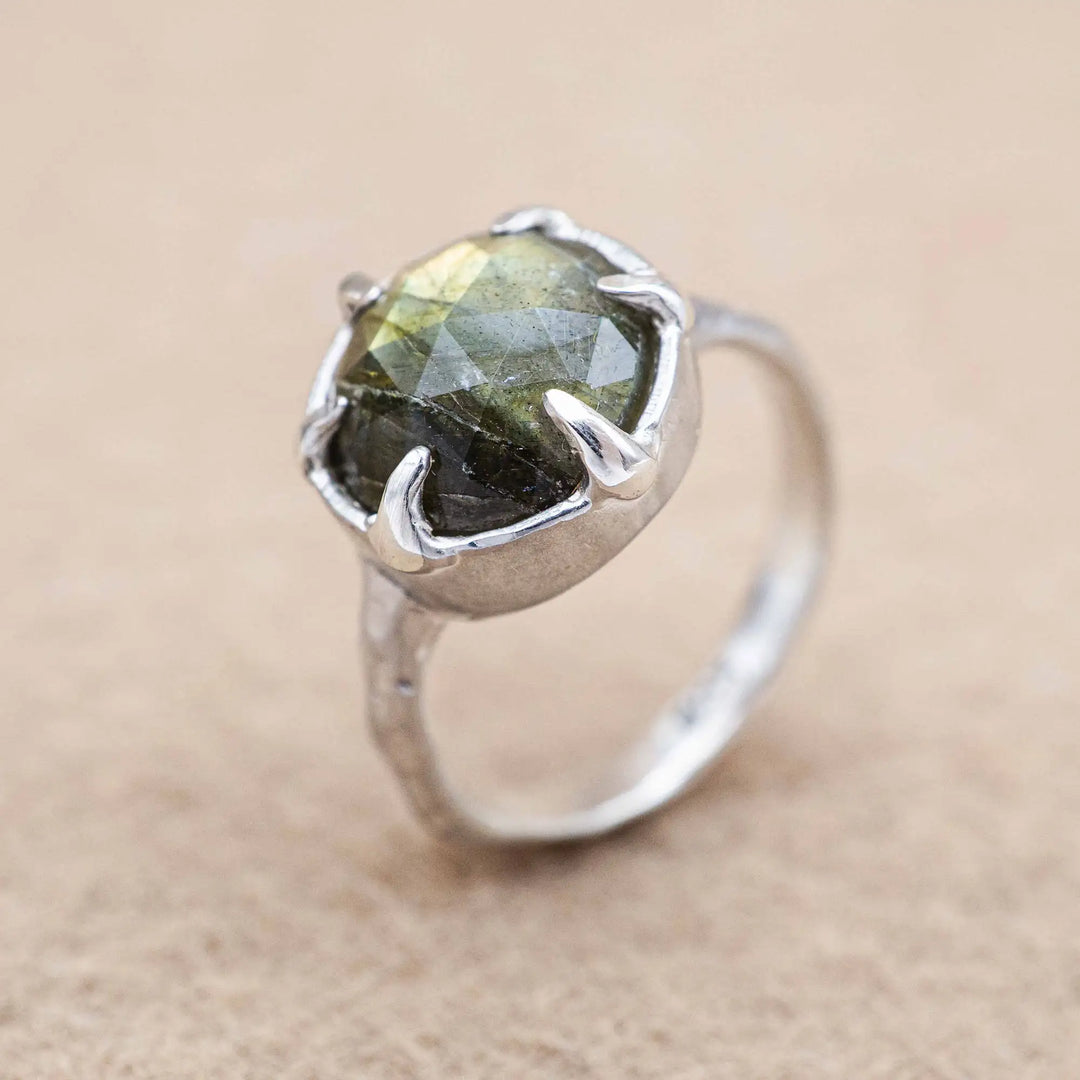Labradorit Ring aus Sterling Silber 925