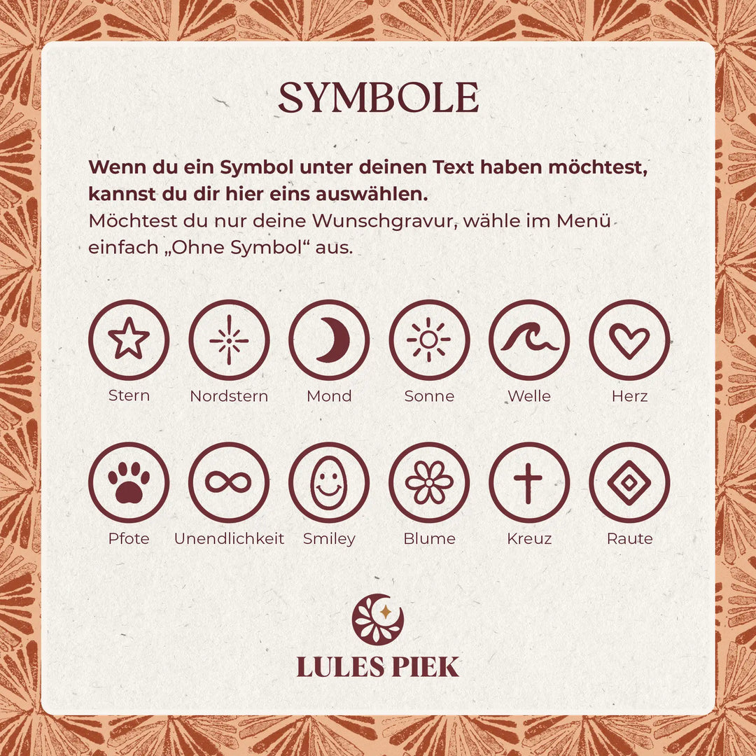 Mond Kette aus Silber 925 mit personalisierter Gravur - Lules Piek