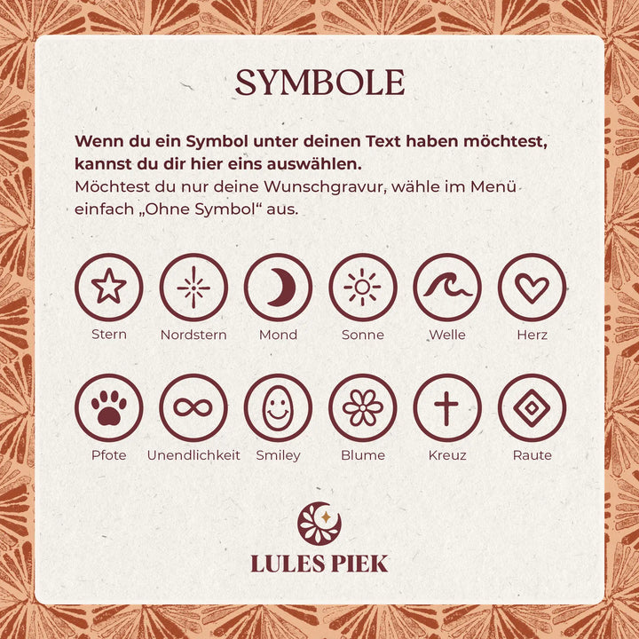 Mond Kette aus Silber 925 mit personalisierter Gravur - Lules Piek