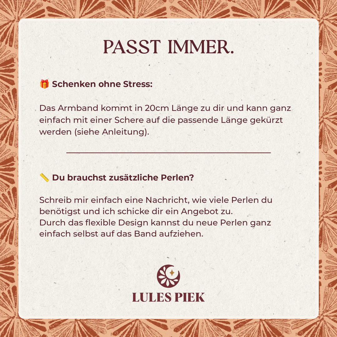 Schmuck für Männer mit Gravur - personalisierbares Armband Info