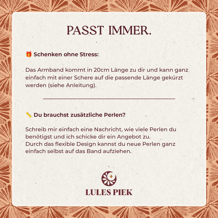 Schmuck für Männer mit Gravur - personalisierbares Armband Info