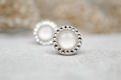 Ohrstecker •Halo• in 12mm mit Kristallen - Lules Piek