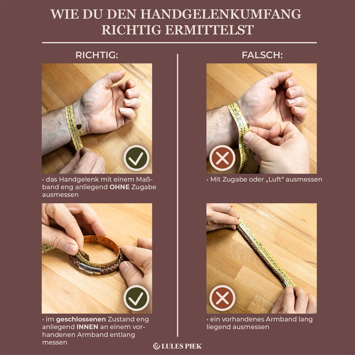 Lederarmband in Senfgelbem Sandbraun mit Gravur auf Echtsilber