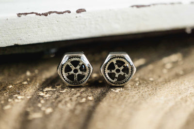 Zahnrad Ohrstecker •Toki Mini• 6mm - Lules Piek