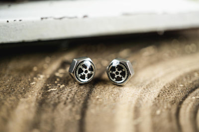 Zahnrad Ohrstecker •Toki Mini• 6mm - Lules Piek